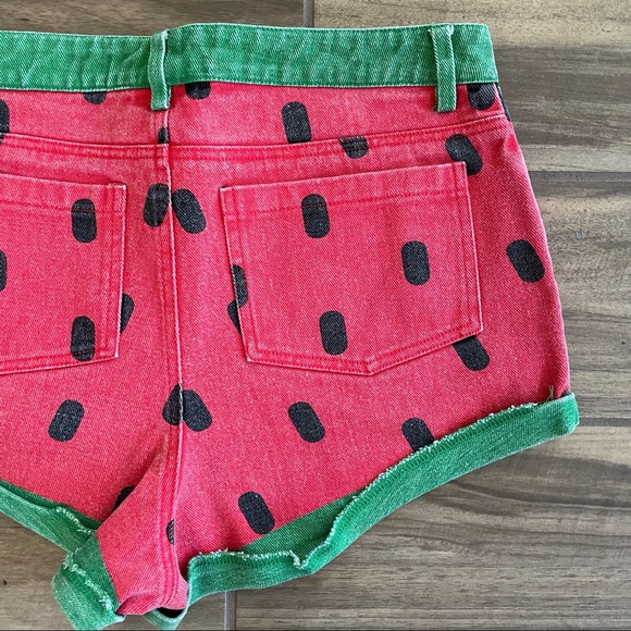 SOLD - LAZY OAF Watermelon Cheeky Shorts Sz LARGE - Picture 7 of 7